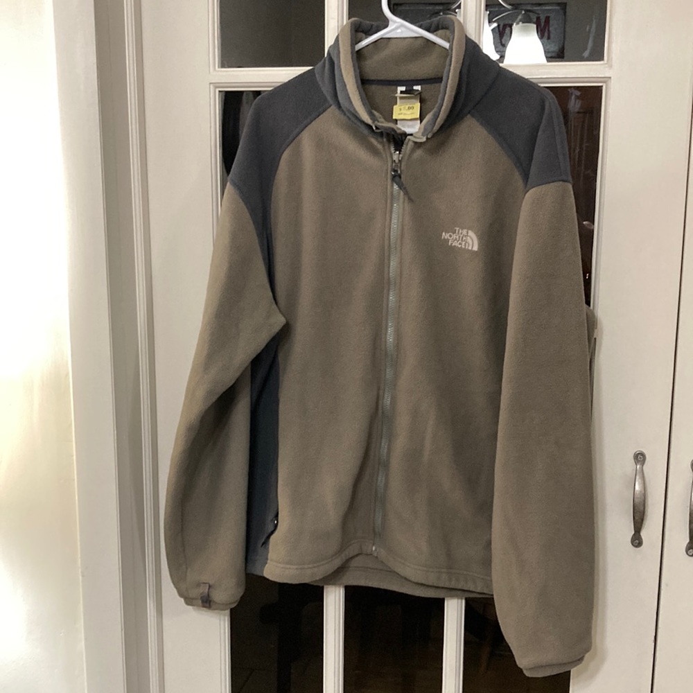 Mens Northface TNF color block full zip jacket